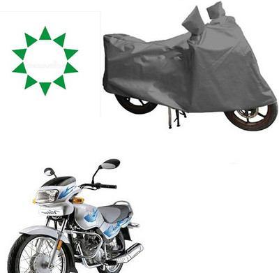 HYBRIDS COLLECTION Waterproof Two Wheeler Cover for TVS(Victor GLX, Grey)