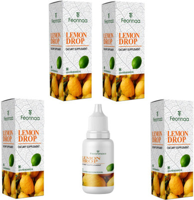 Feonnaa Lemon Drop Dietary Supplement 30 ml (Pack of 4) 120 ml(4 x 30 ml)