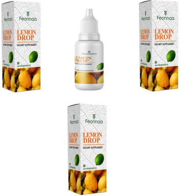 Feonnaa Lemon Drop Dietary Supplement 30 ml (Pack of 3) 90 ml(3 x 30 ml)