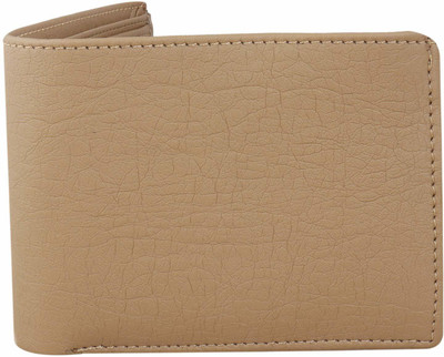 Felice Men Beige Artificial Leather Wallet(12 Card Slots)