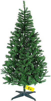 AT Arnav Trader Fir 152.4 cm (5.0 ft) Artificial Christmas Tree(Green)
