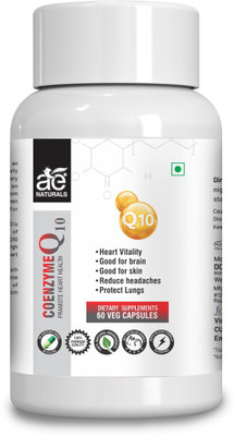 AE Naturals Pure Coenzyme Q10 Capsules To Pramote Heart Health 60 Caps(60 No)