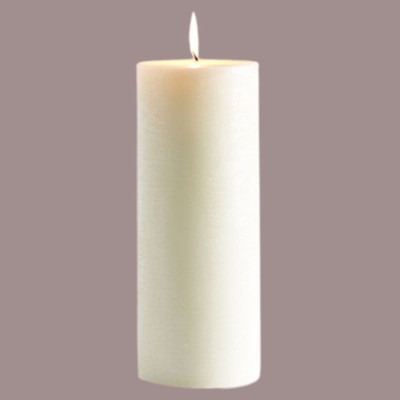 SAPI'S Wax Pillar Candles Unscented (White), White Smokeless Pillar Candles Pack of 1 Candle(White, Pack of 1)