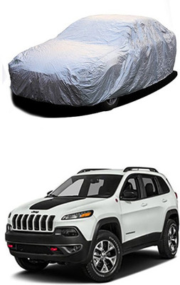 Billseye Car Cover For Jeep Universal For Car (Without Mirror Pockets)(Silver)