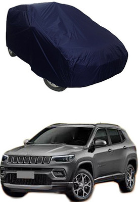 Billseye Car Cover For Jeep Universal For Car (Without Mirror Pockets)(Blue)