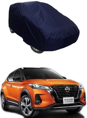 Toy Ville Car Cover For Nissan Universal For Car (Without Mirror Pockets)(Blue)