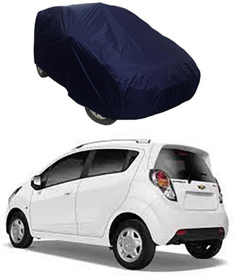 Billseye Car Cover For Chevrolet Beat (Without Mirror Pockets)(Blue)