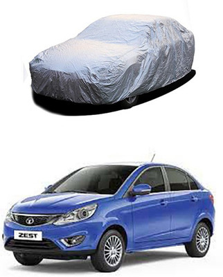 Billseye Car Cover For Tata Zest (Without Mirror Pockets)(Silver)
