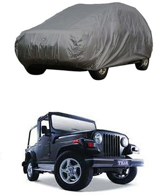 Billseye Car Cover For Mahindra Thar (Without Mirror Pockets)(Grey)