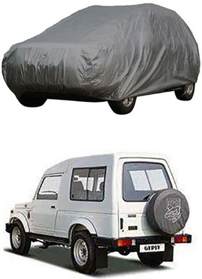 Billseye Car Cover For Maruti Suzuki Gypsy MG-410 (Without Mirror Pockets)(Grey)