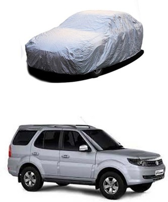 Billseye Car Cover For Tata Safari (Without Mirror Pockets)(Silver)