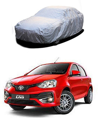 Billseye Car Cover For Toyota Etios Liva (Without Mirror Pockets)(Silver)