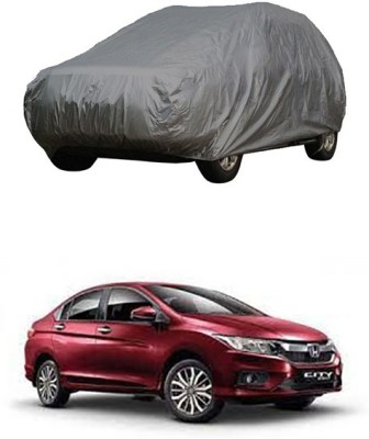 Billseye Car Cover For Honda City i-Vtec (Without Mirror Pockets)(Grey)