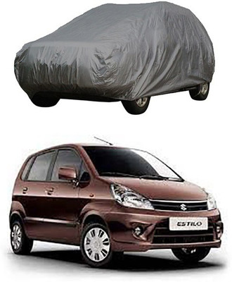Toy Ville Car Cover For Maruti Suzuki Zen Estilo (Without Mirror Pockets)(Grey)