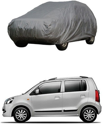 Toy Ville Car Cover For Maruti Suzuki WagonR (Without Mirror Pockets)(Grey)