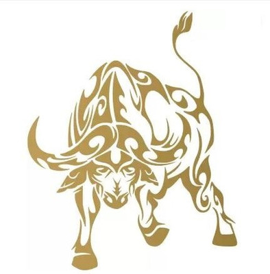 AVSARACHNA Sticker & Decal for Car & Bike(Gold)