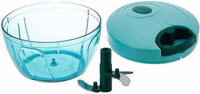 Exiito kitchen 450 ML Vegetable Fruit Nut Onion Chopper, Hand Meat Grinder Mixer Food Processor Slicer Shredder Salad Maker Vegetable Tools Vegetable & Fruit Chopper (1) Vegetable & Fruit Chopper(1)