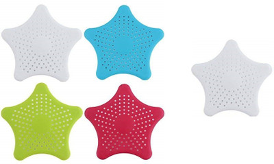 Right Traders Bathroom Sink Plastic Pop-Up Strainer(15 cm Set of 5)