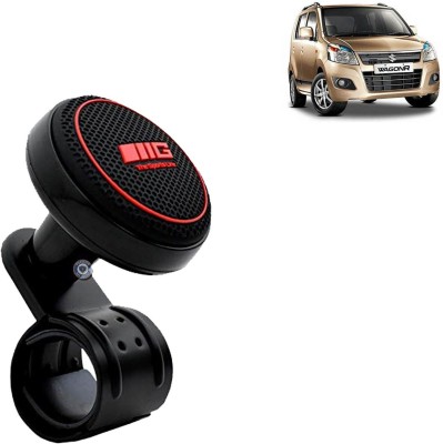 Rhtdm Metal, Plastic, Rubber Car Steering Knob(Black, Red)