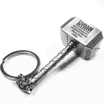 WHITE POPCORN THOR HAMMER KEY CHAIN MARVEL AVENGERS Key Chain