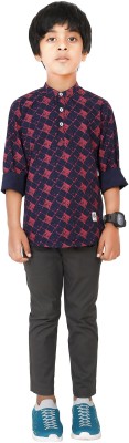 MADE IN THE SHADE Boys Casual Kurta Trouser(Multicolor3)