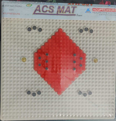 Acs GE-72 MAT SUPER, ACUPRESSURE POWER MAT FOR PAIN RELIEF Massager(Multicolor)