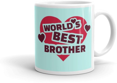 ADRON World's Best Brother Ceramic Coffee Mug(330 ml)