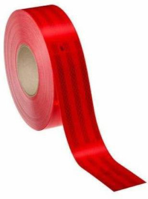 PADG Red Intensity Reflective Conspicuity Tape 50.8 mm x 5m Red Reflective Tape (Pack of 1) 50.8 mm x 5 m RED Reflective Tape(Pack of 1)