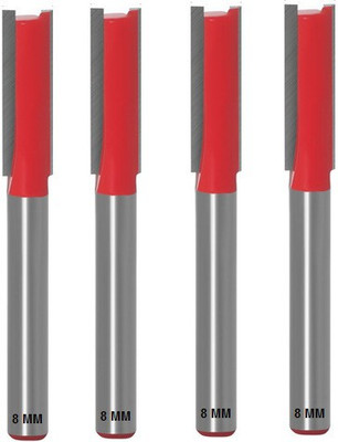 ALPHABET 8MM-SHANK ( Cut Dia.8 MM) STRAIGHT ROUTER/TRIMMER BITS 9503 Rotary Bit Set(4 Bits)