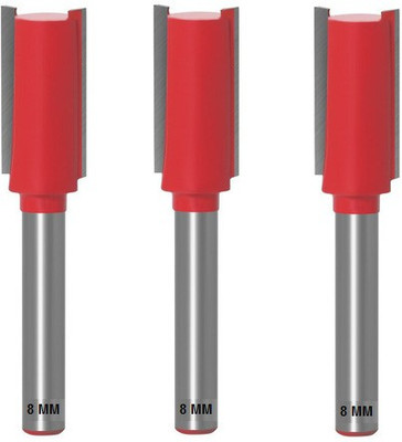 ALPHABET 8MM-SHANK ( Cut Dia.12 MM) STRAIGHT ROUTER/TRIMMER BITS 9505 Rotary Bit Set(3 Bits)