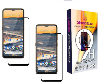 Shoppitzzo Edge To Edge Tempered Glass for Nokia 5.3 Android One(Pack of 2)