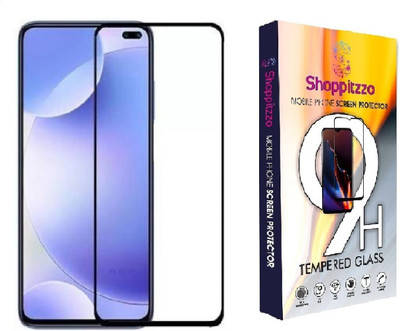 Shoppitzzo Edge To Edge Tempered Glass for Poco X3 Pro, Poco X3(Pack of 1)