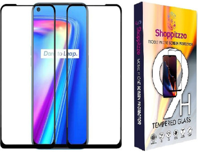 Shoppitzzo Edge To Edge Tempered Glass for realme 7i/NeoShield Tempered Glass/Full Screen Coverage-Edge to Edge/9H(Pack of 2)