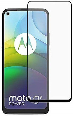 BRENZZ Edge To Edge Tempered Glass for Motorola Moto G9 Power(Pack of 1)
