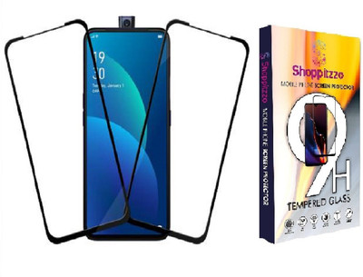 Shoppitzzo Edge To Edge Tempered Glass for Oppo F11 Pro, OPPO K3(Pack of 2)