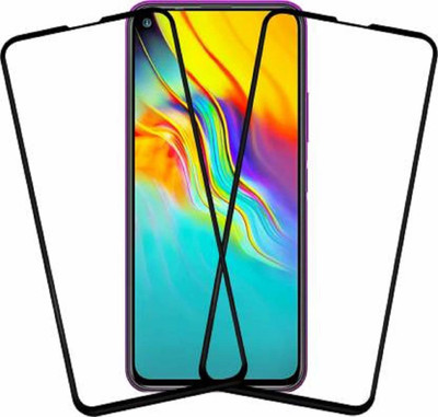 TINGTONG Edge To Edge Tempered Glass for Infinix Hot 9(Pack of 2)