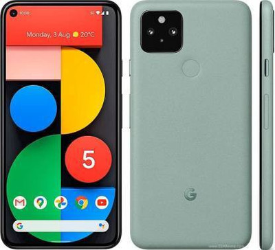SOMTONE Front and Back Tempered Glass for Google Pixel 5(Pack of 1)