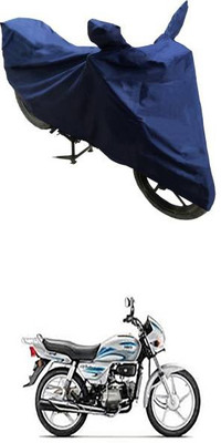Toy Ville Two Wheeler Cover for Hero(Splendor Plus, Blue)