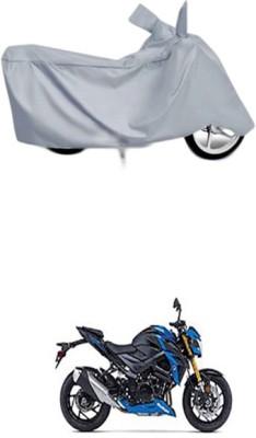 Toy Ville Two Wheeler Cover for Suzuki(Silver)