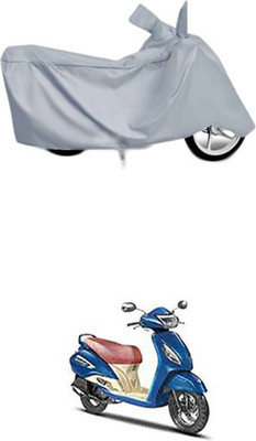 Billseye Two Wheeler Cover for TVS(Silver)