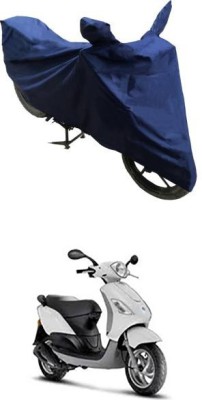 Toy Ville Two Wheeler Cover for Piaggio(Blue)