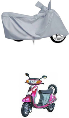 Billseye Two Wheeler Cover for Kinetic(Nova, Silver)
