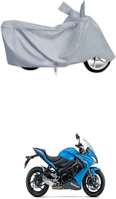 Toy Ville Two Wheeler Cover for Suzuki(GSX S1000F, Silver)