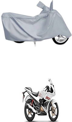 Billseye Two Wheeler Cover for Hero(Karizma ZMR, Silver)