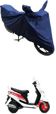 Toy Ville Two Wheeler Cover for Mahindra(Blue)