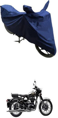 Billseye Two Wheeler Cover for Royal Enfield(Classic Chrome, Blue)