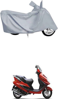 Billseye Two Wheeler Cover for Kinetic(Silver)