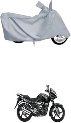 Toy Ville Two Wheeler Cover for Suzuki(GS 150R, Silver)