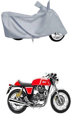 Billseye Two Wheeler Cover for Royal Enfield(Continental GT, Silver)