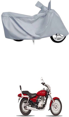 Toy Ville Two Wheeler Cover for Bajaj(Enticer, Silver)